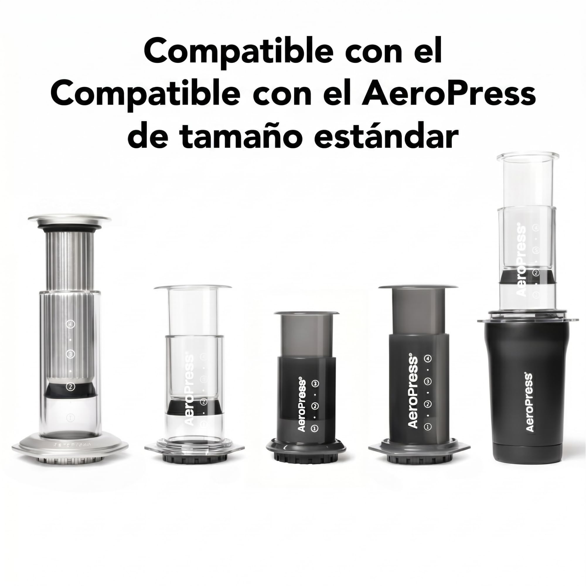 Filtro de Acero Inoxidable — Compatible con el AeroPress de tamaño estándar