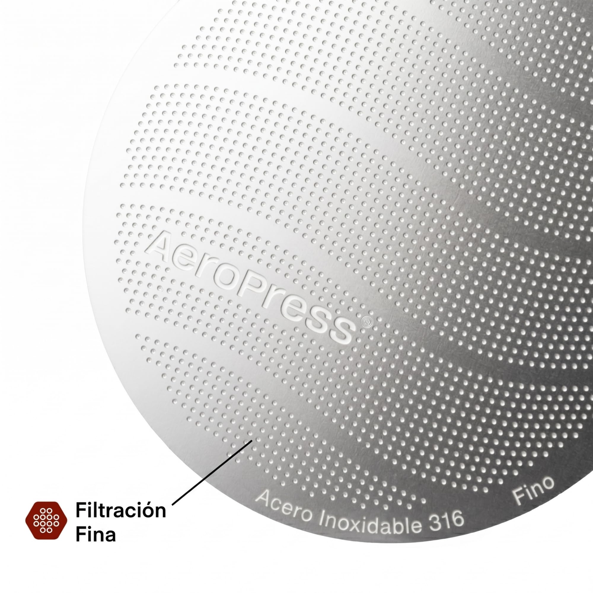 Filtro de Acero Inoxidable 316 — Filtración fina