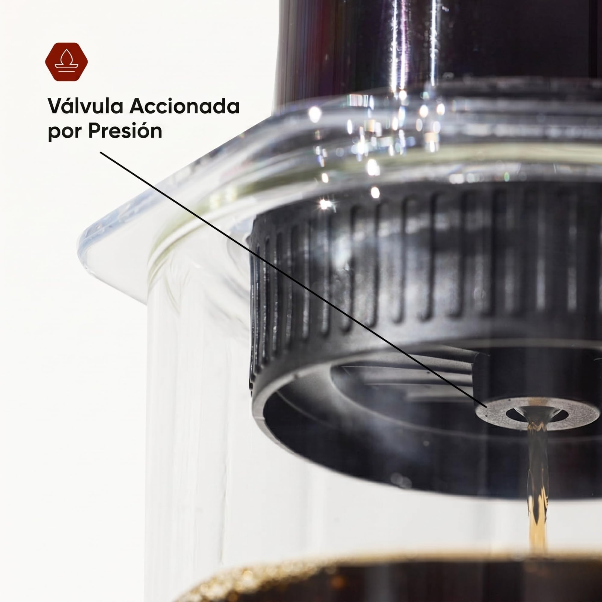 Tapa de Control de Flujo — Válvula accionada por presión