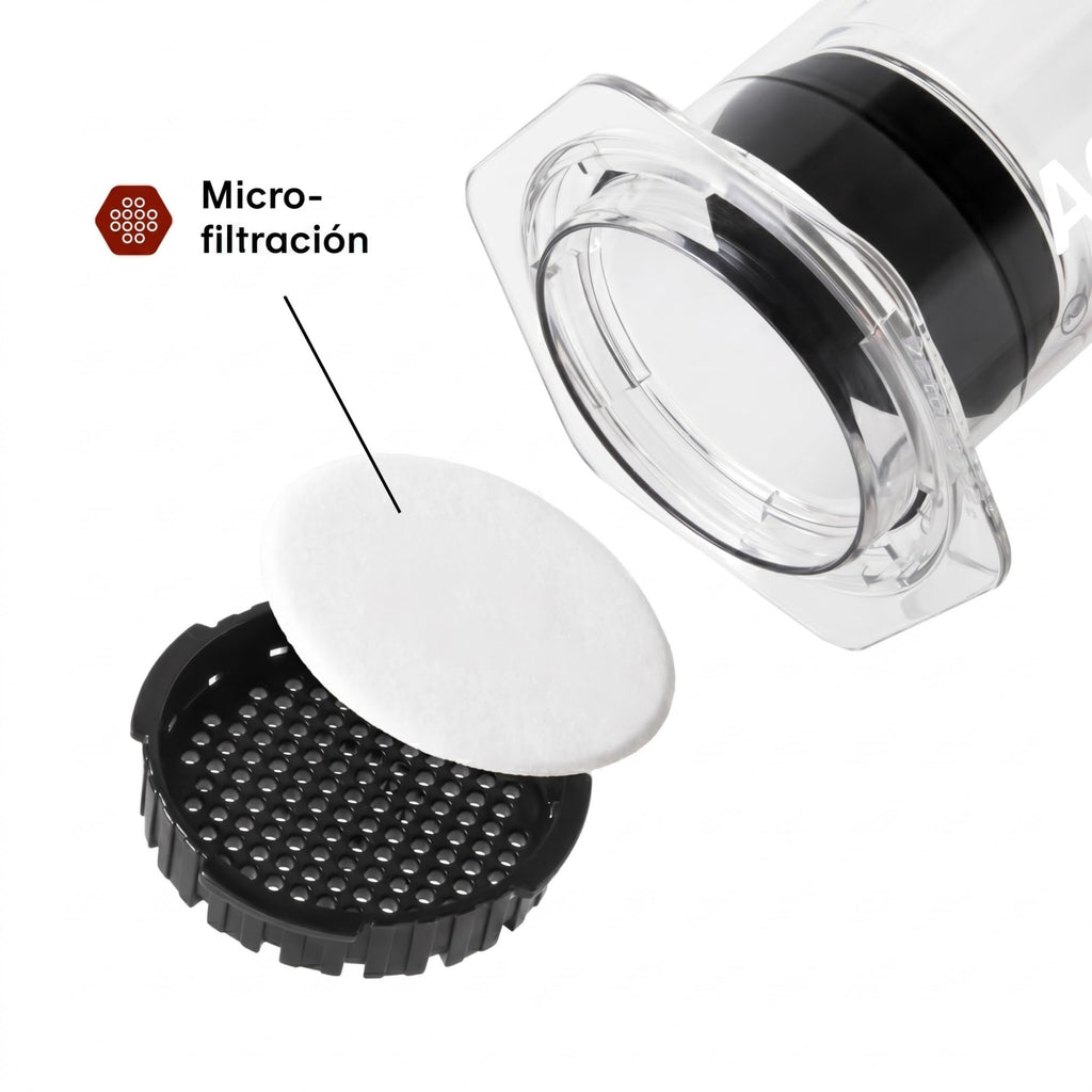 AeroPress Clear — Micro-filtración