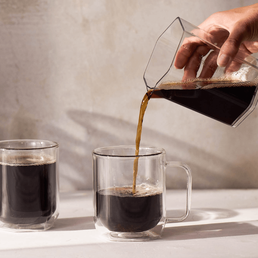 Detalle de la jarra AeroPress