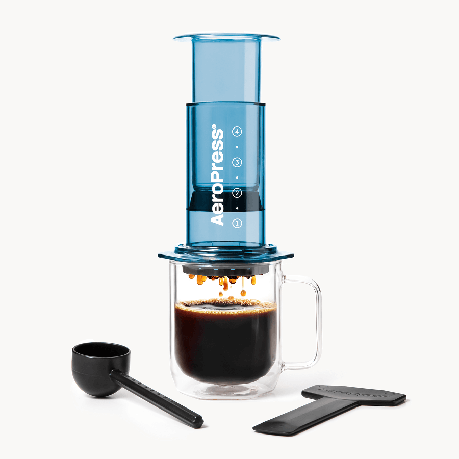 AeroPress Clear Azul
