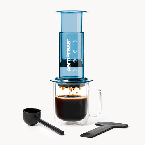 AeroPress Clear Azul