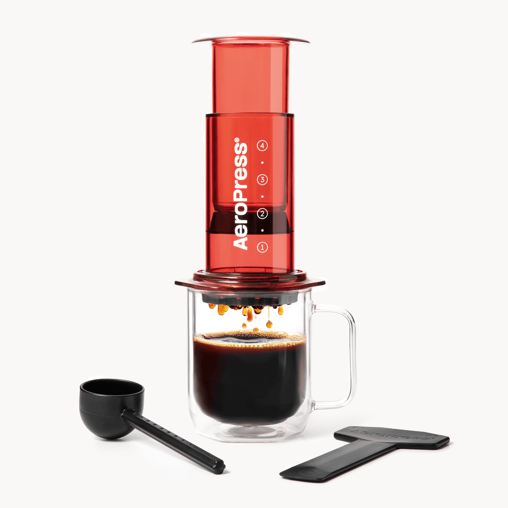AeroPress Clear Rojo